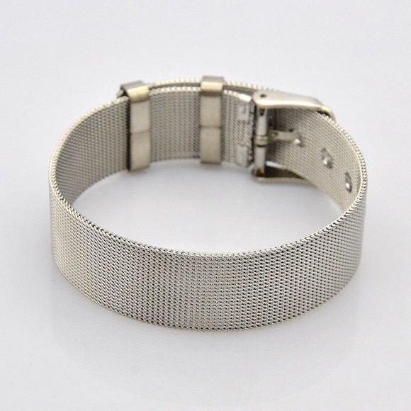 Mid-Century Style Stainless Steel Bracelet - Picture 2 of 3